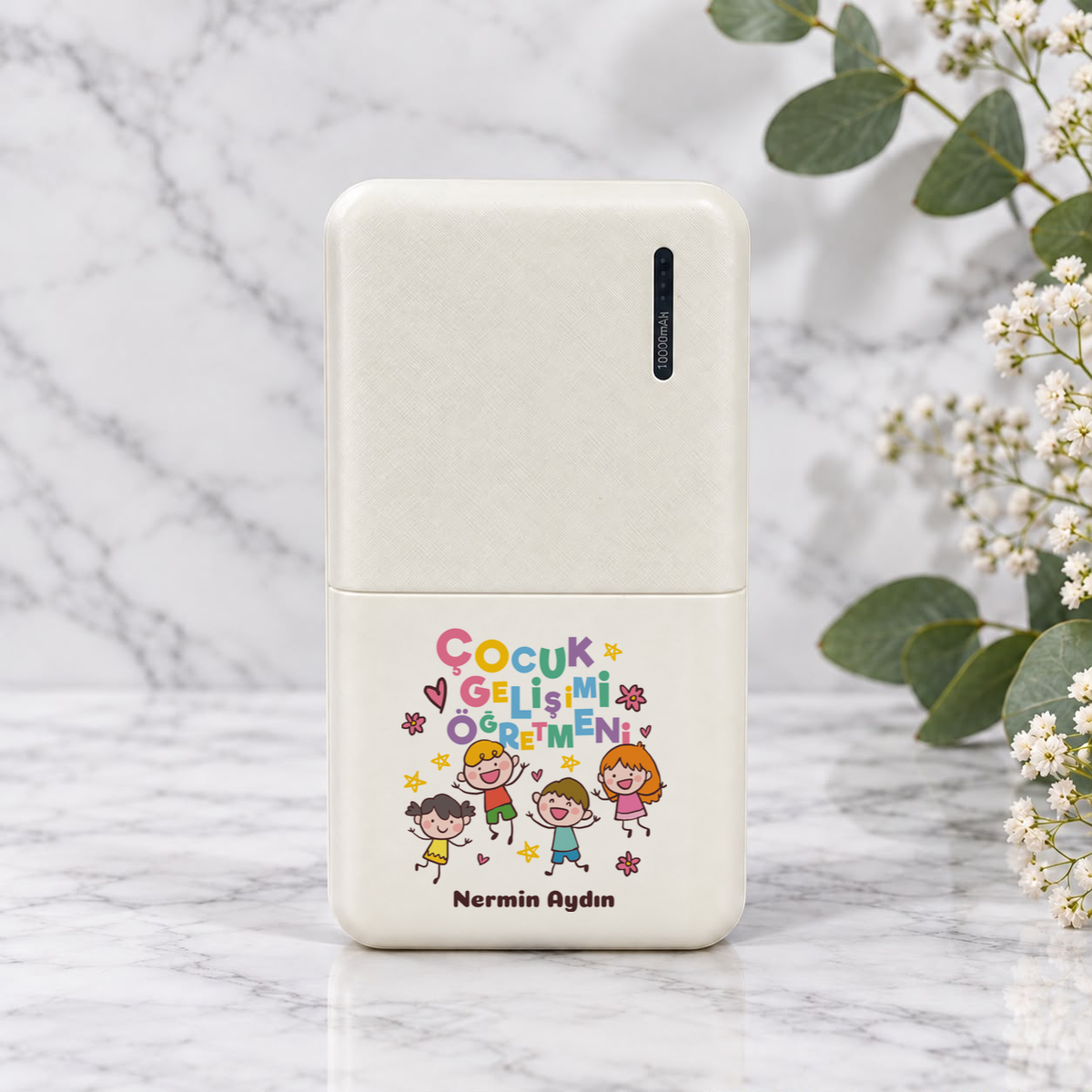 Çocuk Gelişimi Öğretmeni isme özel Powerbank birinci görünüm