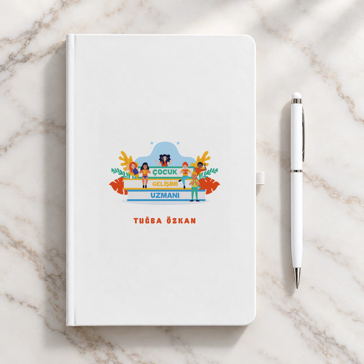 Çocuk Gelişimi Uzmanı isme özel Defter Kalem Seti ikinci görünüm