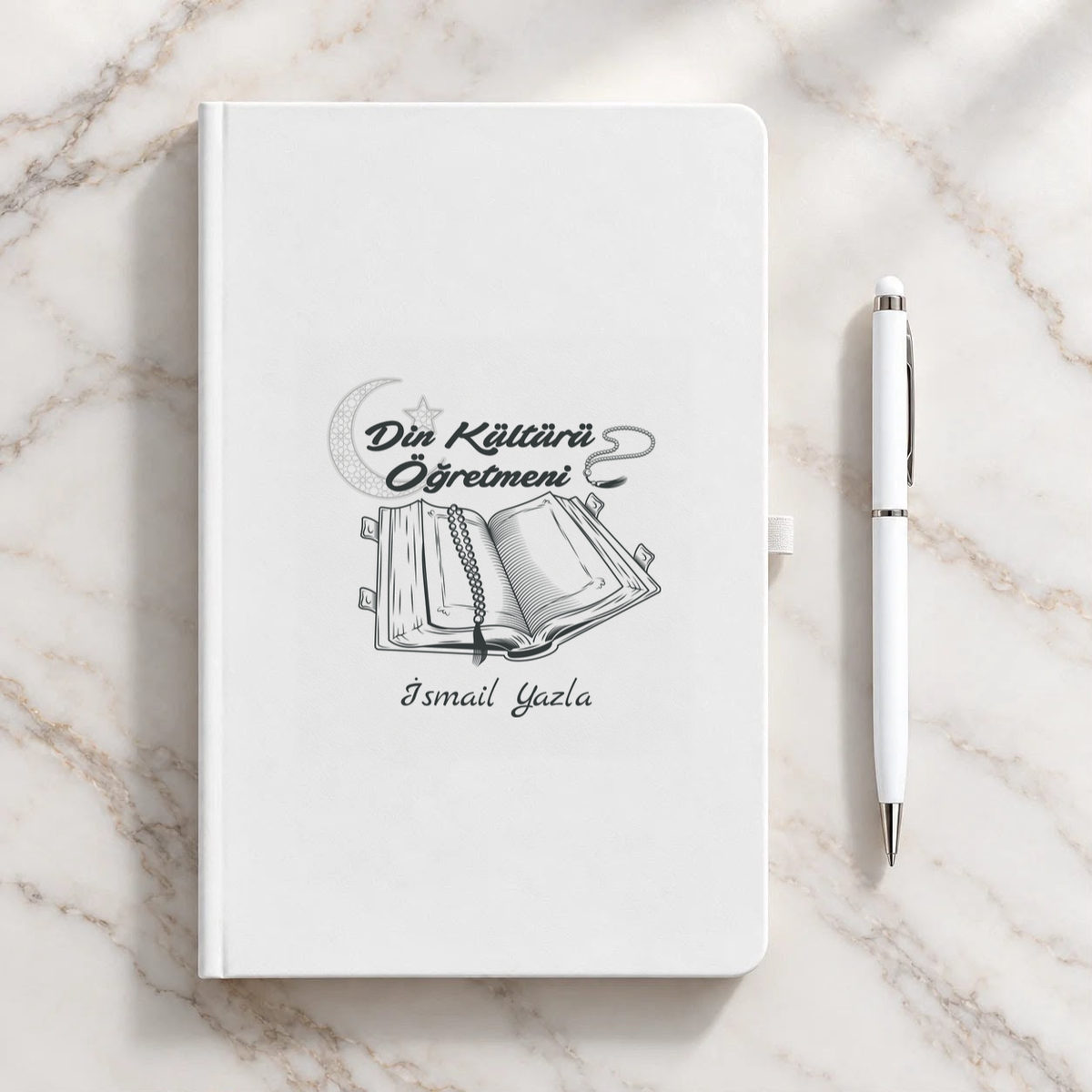 Din Kültürü Öğretmeni isme özel Defter Kalem Seti ikinci görünüm