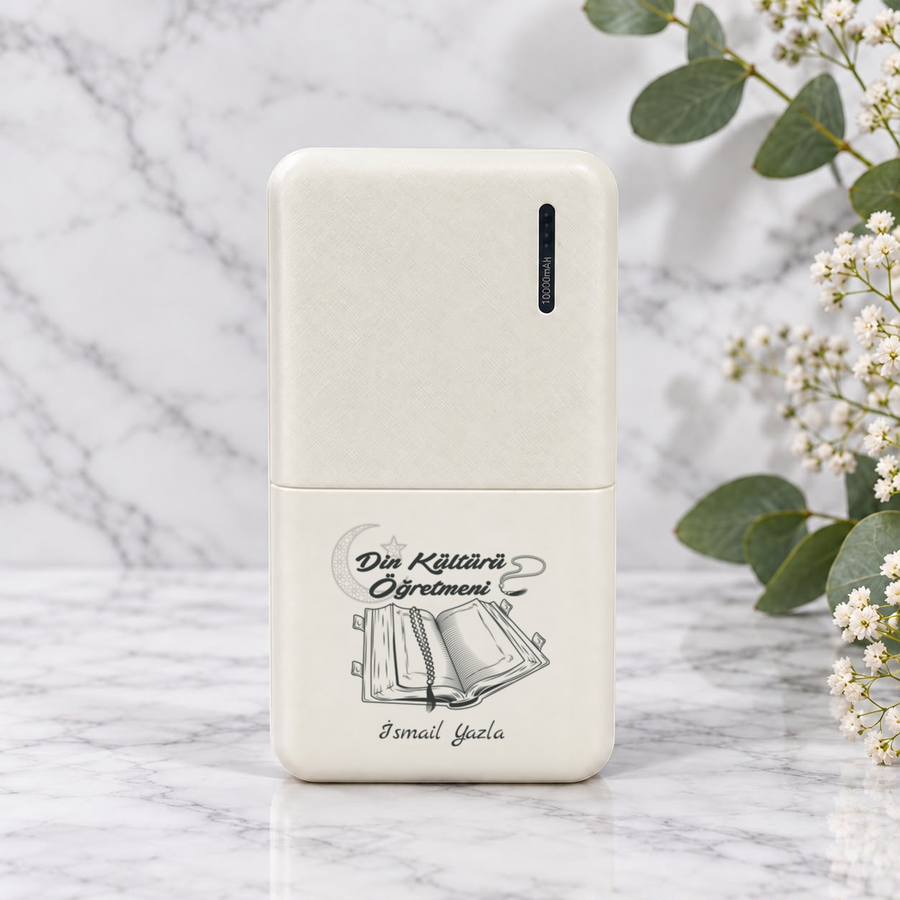 Din Kültürü Öğretmenine İsme Özel Powerbank