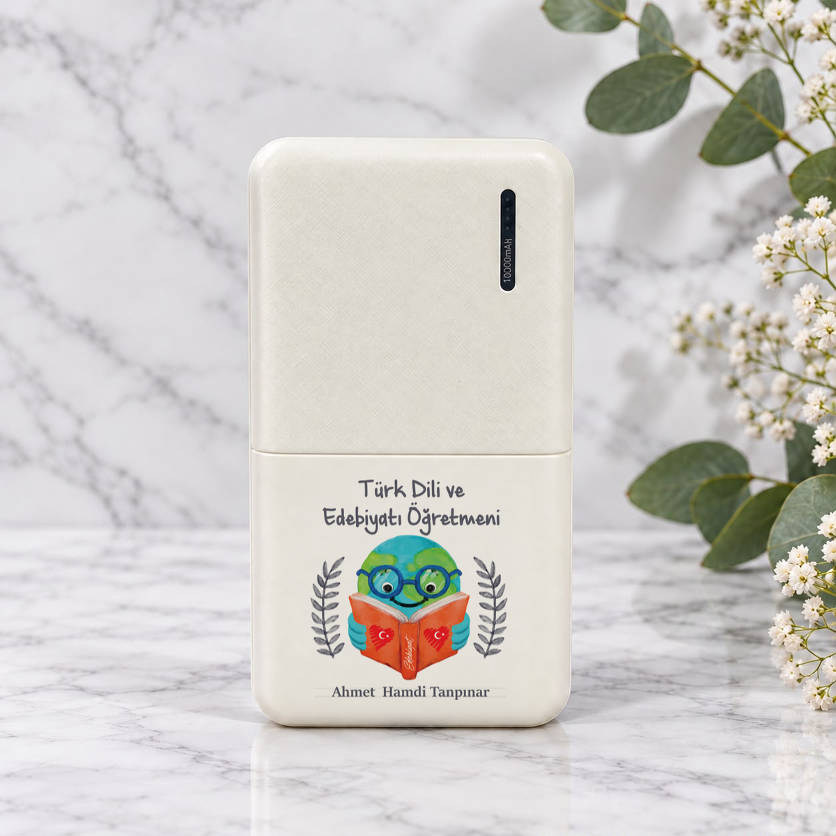 Edebiyat Öğretmeni isme özel Powerbank birinci görünüm