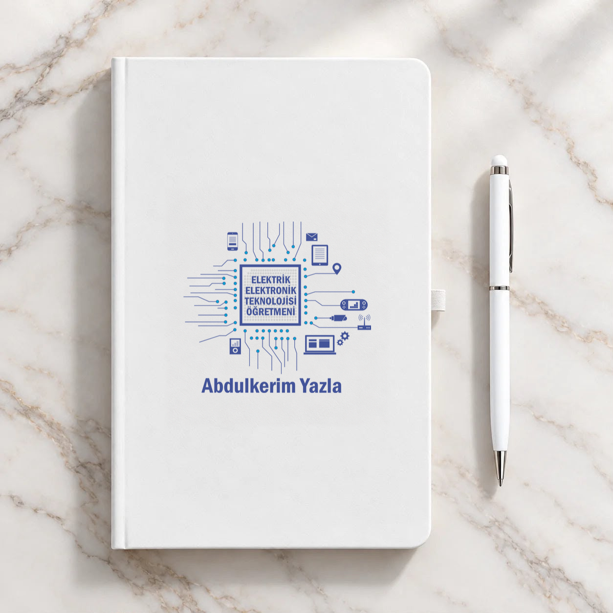 Elektrik Elektronik Teknolojisi Öğretmeni isme özel Defter Kalem Seti ikinci görünüm