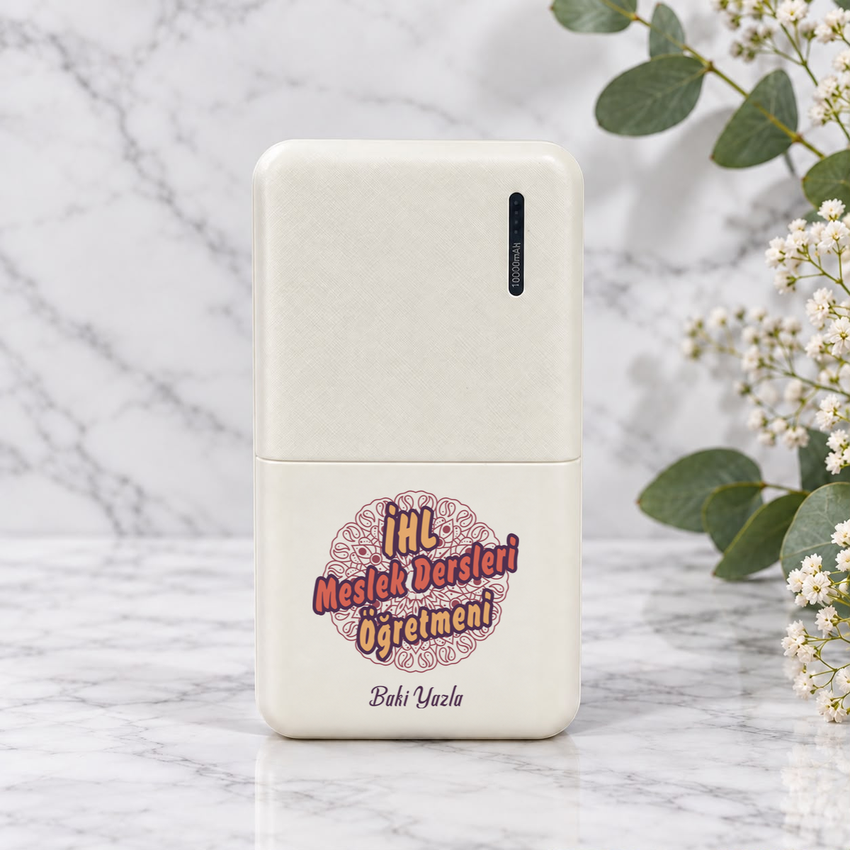 İHL Meslek Dersleri Öğretmeni isme özel Powerbank birinci görünüm