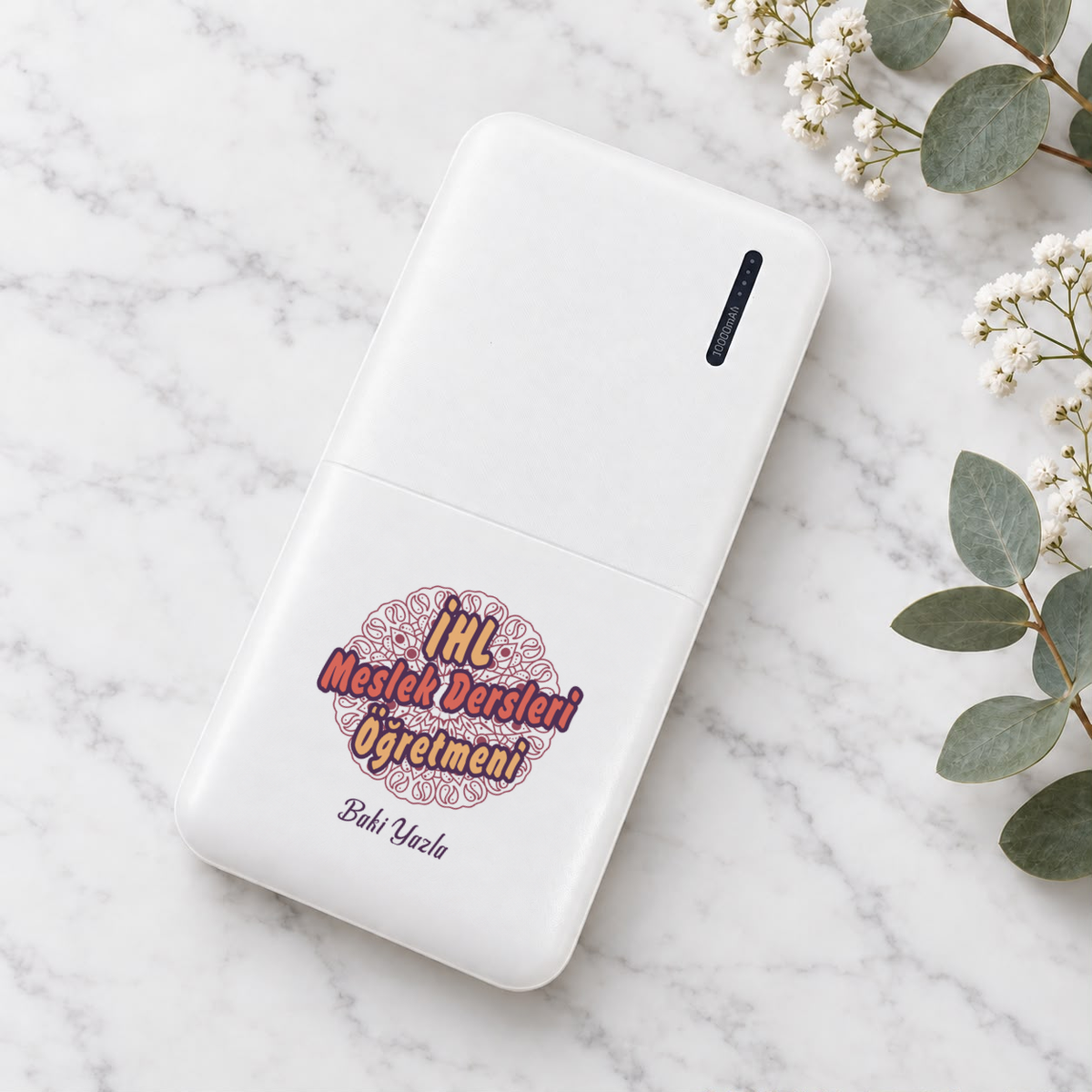 İHL Meslek Dersleri Öğretmeni isme özel Powerbank ikinci görünüm