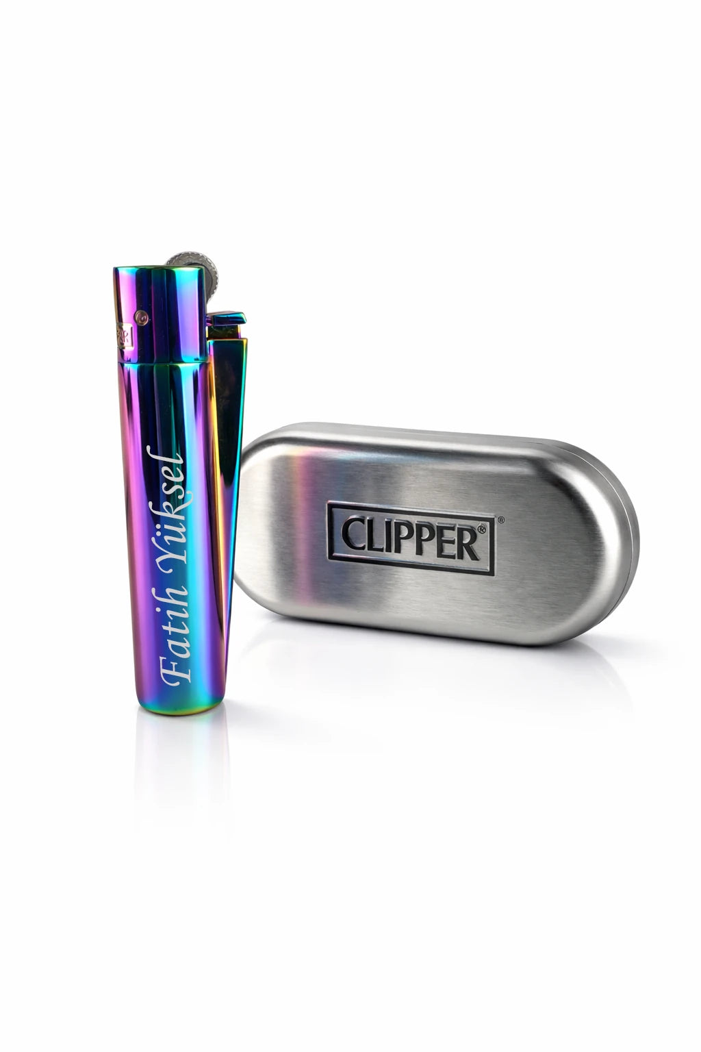 İsme Özel Metal Clipper Çakmak