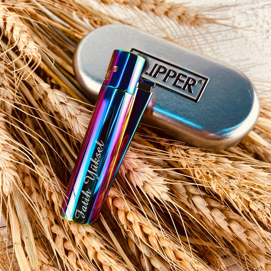 İsme Özel Metal Clipper Çakmak