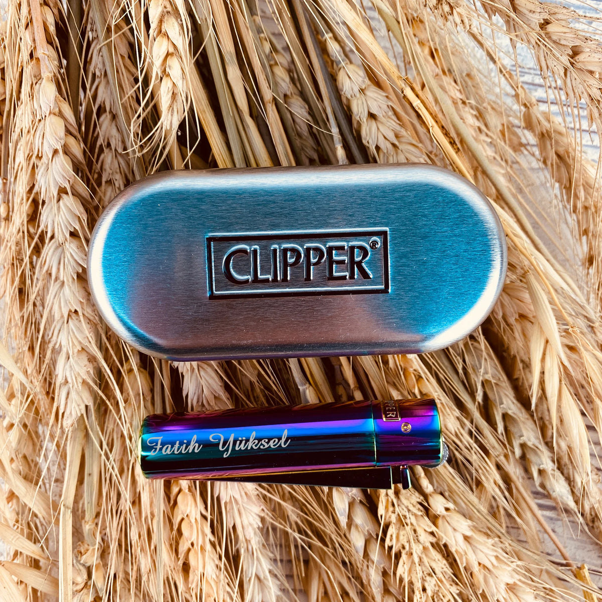 İsme Özel Metal Clipper Çakmak