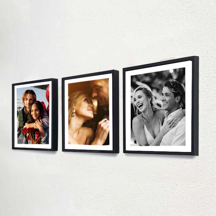 Sevgililer Gününe Özek Sök-Tak ÖZellikli Kare 3'lü Çerçeve