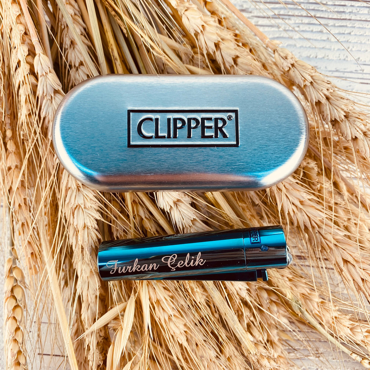 İsme Özel Metal Clipper Çakmak