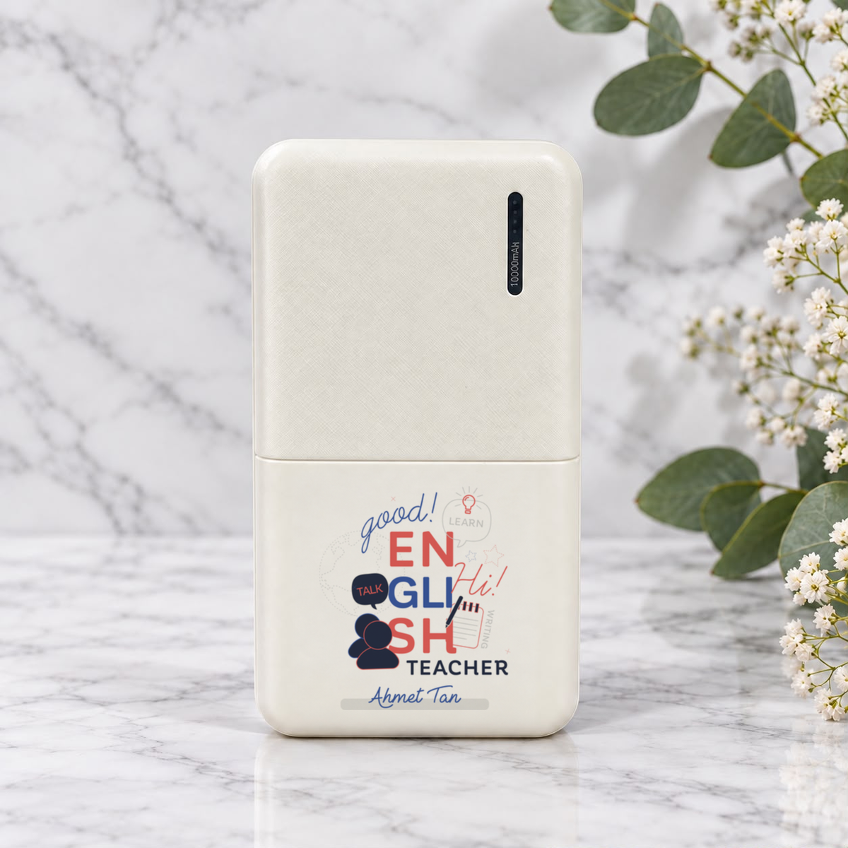 İngilizce Öğretmeni isme özel Powerbank birinci görünüm