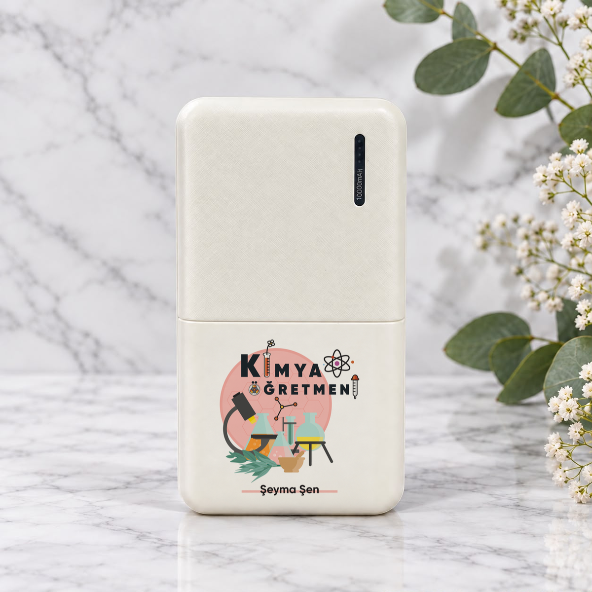 Kimya Öğretmeni isme özel Powerbank birinci görünüm