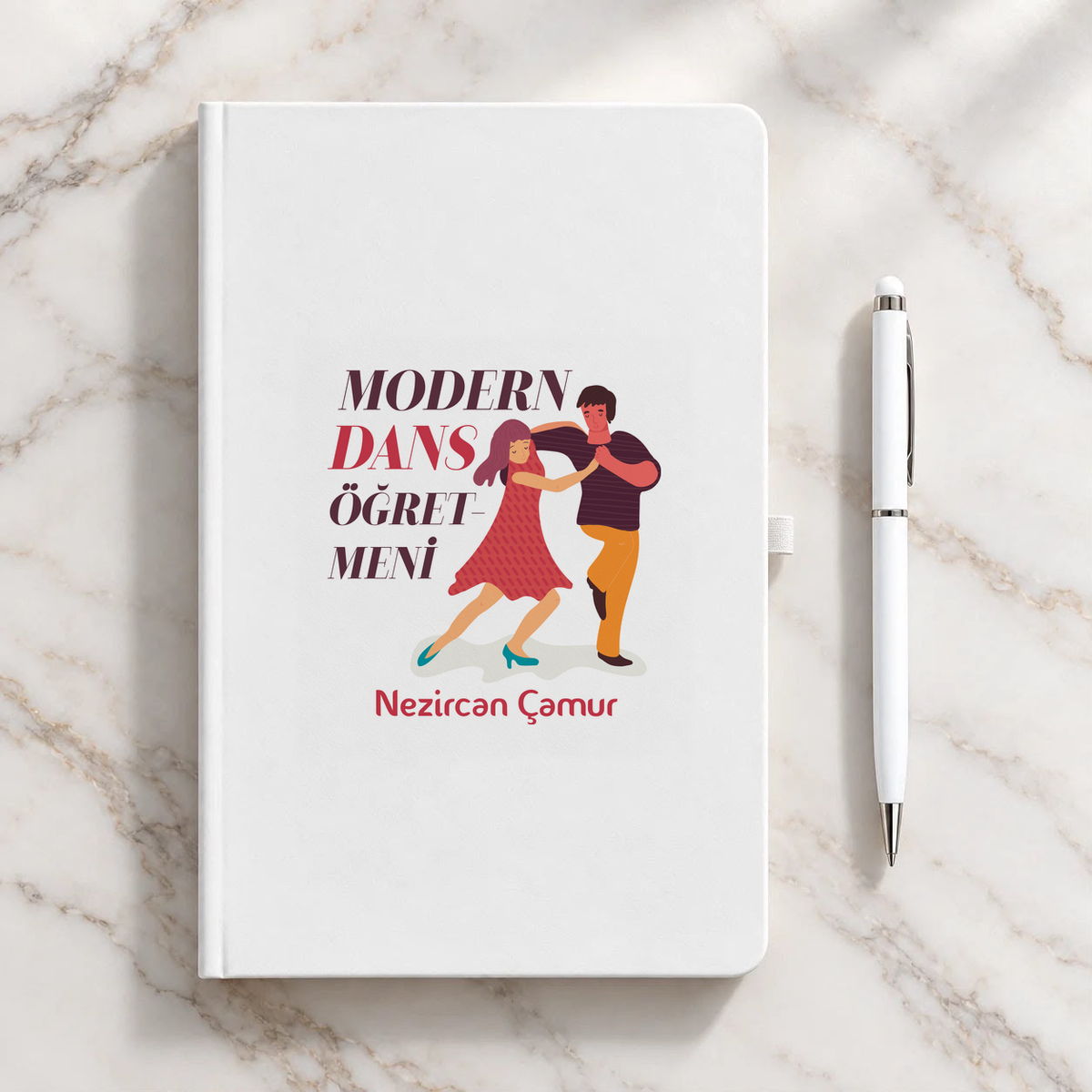 Modern Dans Öğretmeni isme özel Defter Kalem Seti ikinci görünüm