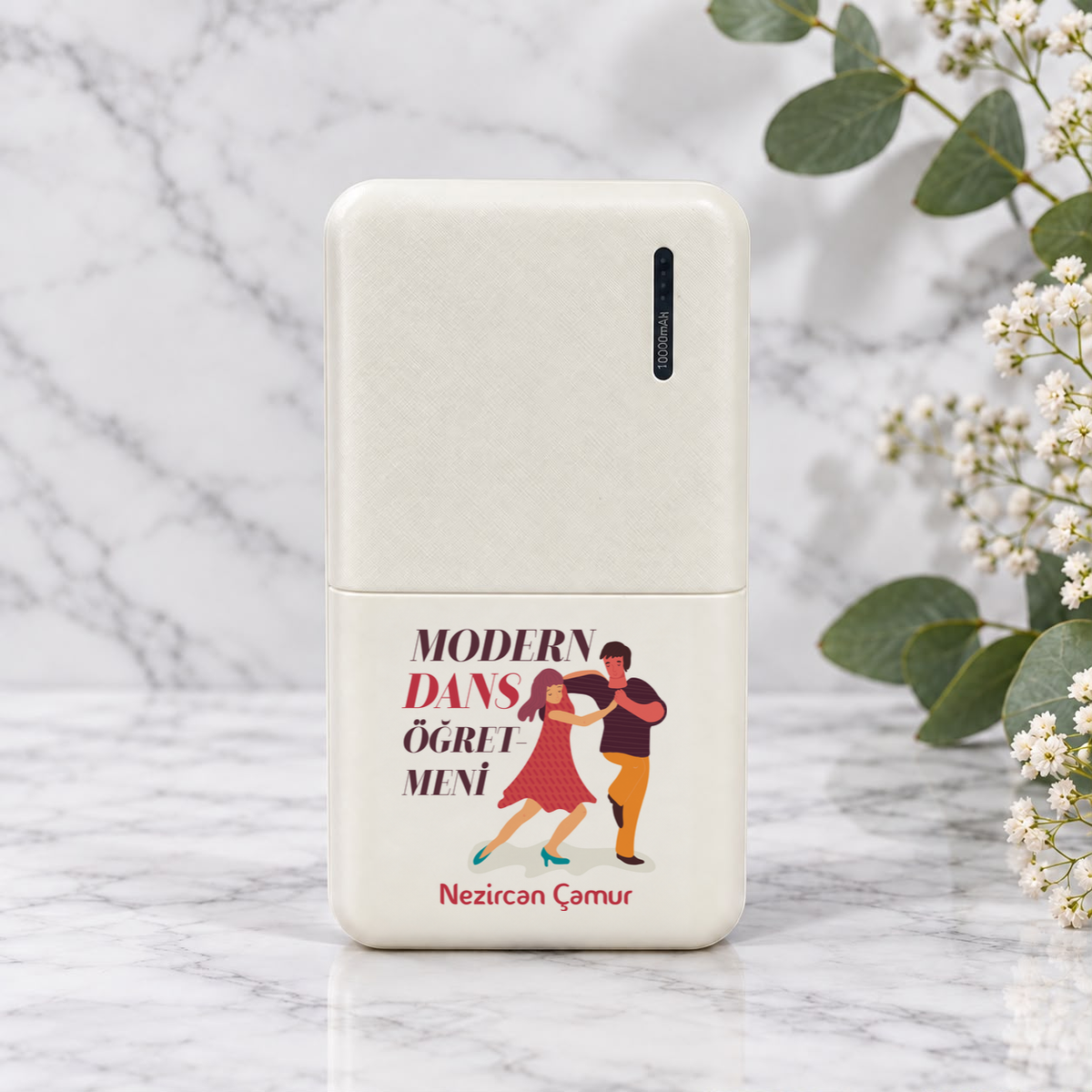 Modern Dans Öğretmeni isme özel Powerbank birinci görünüm