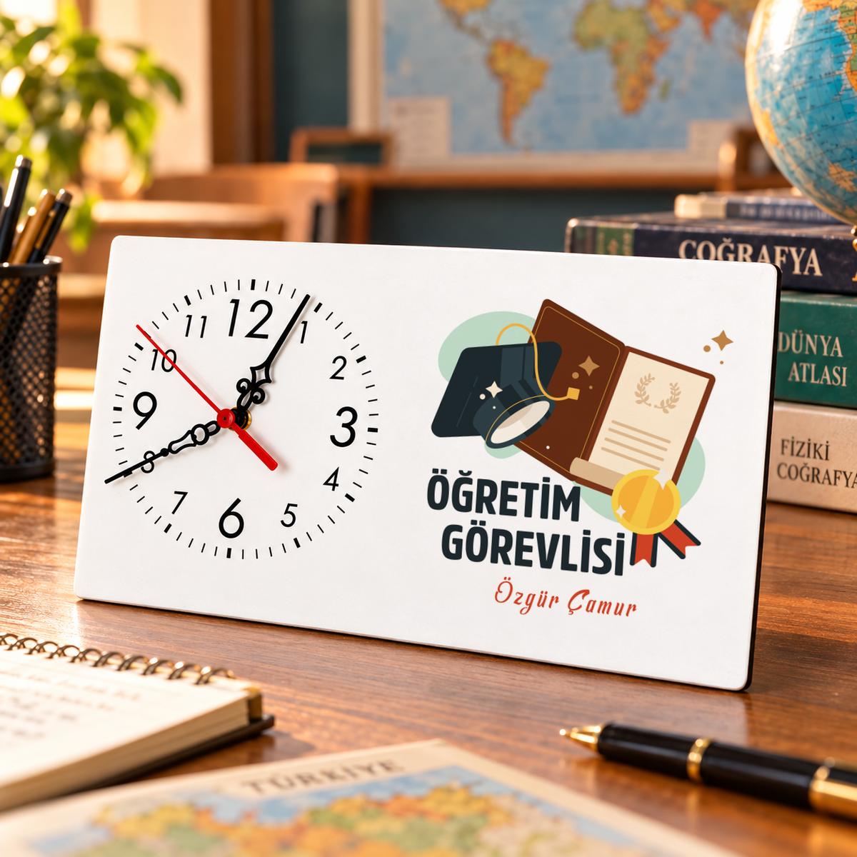Öğretim Görevlisi isme özel Masa Saati birinci görünüm