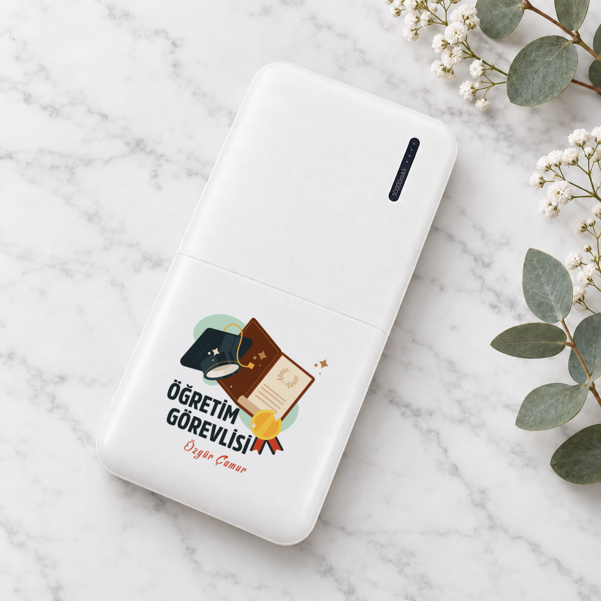 Öğretim Görevlisi isme özel Powerbank ikinci görünüm