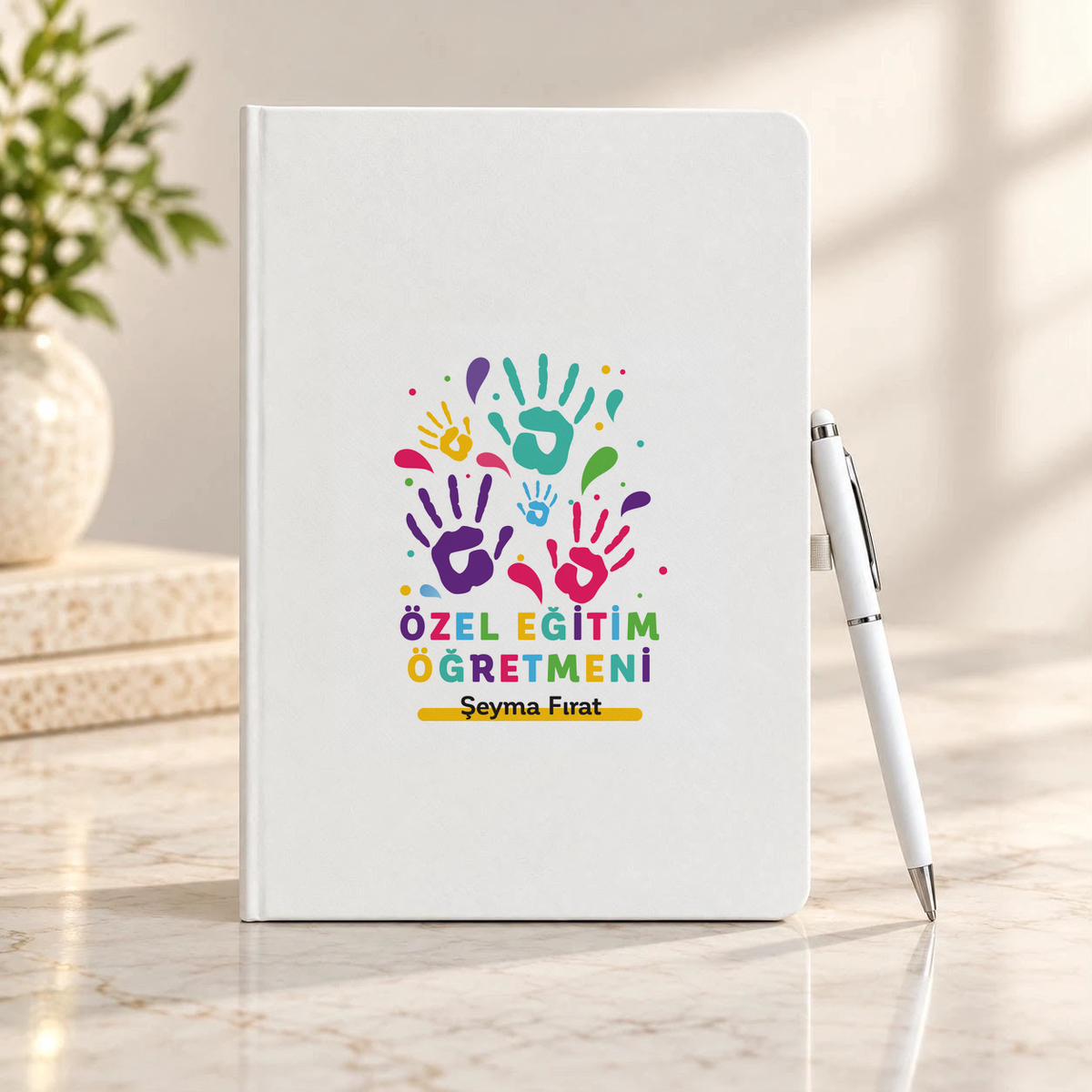 Özel Eğitim Öğretmeni isme özel Defter Kalem Seti birinci görünüm