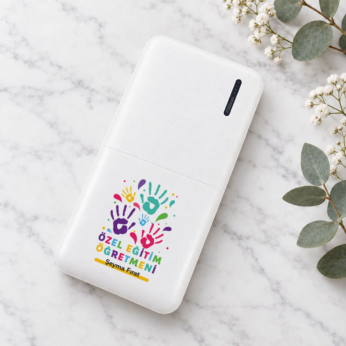 Özel Eğitim Öğretmeni isme özel Powerbank ikinci görünüm