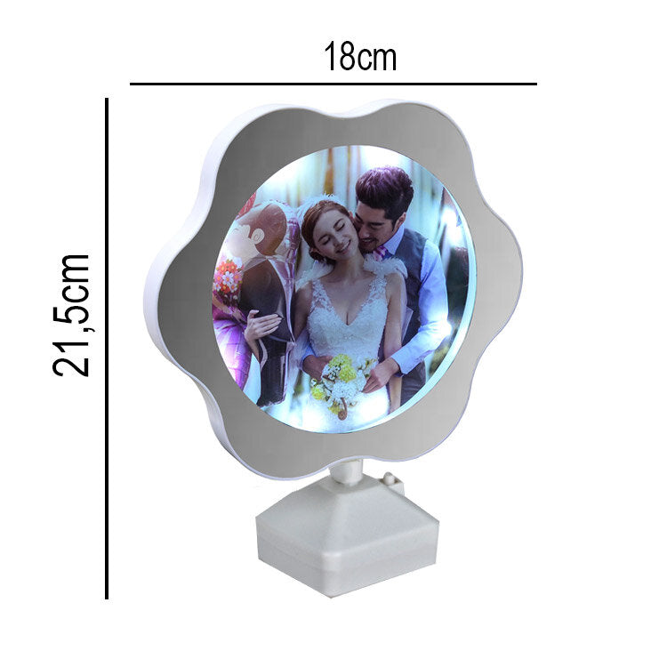 Papatya Sihirli Ayna LED Fotoğraf Çerçevesi – ürün görünümü 3