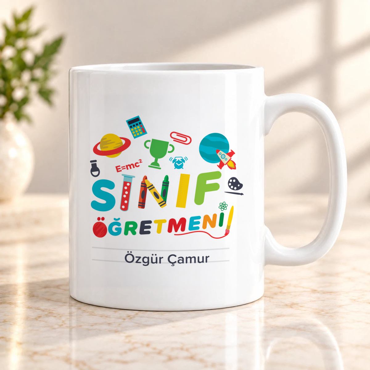 Sınıf Öğretmeni isme özel Kupa Bardak birinci görünüm